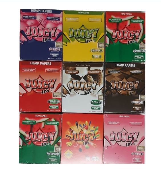 Pack 4x3 en Cajas KingSize Juicy Jay