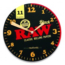 Raw Black Wall Clock