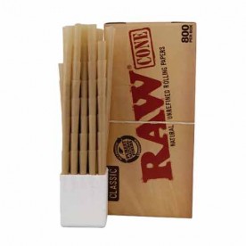 Raw King Size Classic Caja Conos (800 pcs)